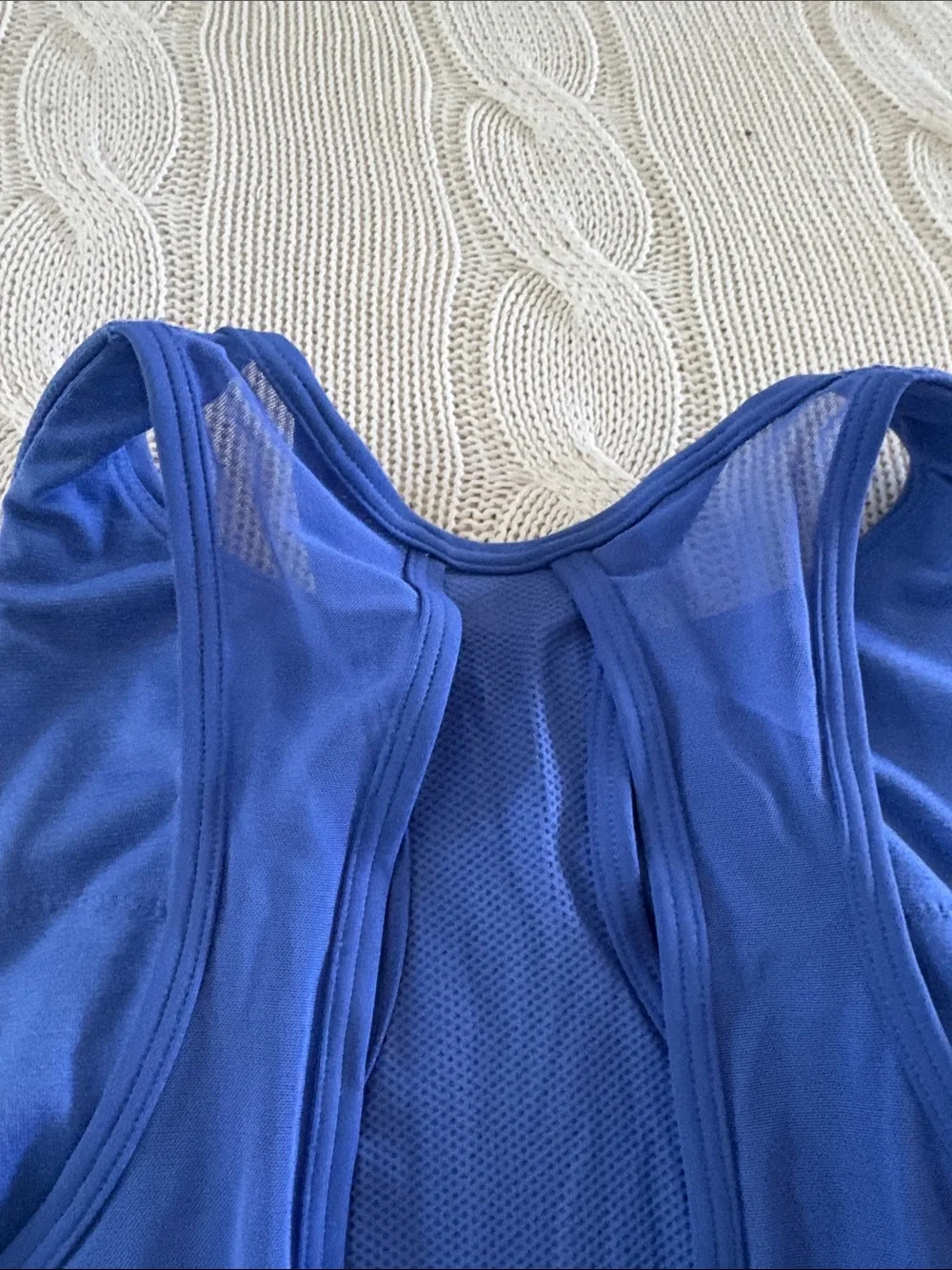 Lululemon sports bra tank with mesh back
